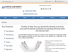 Tablet Screenshot of dental-lab-direct.com